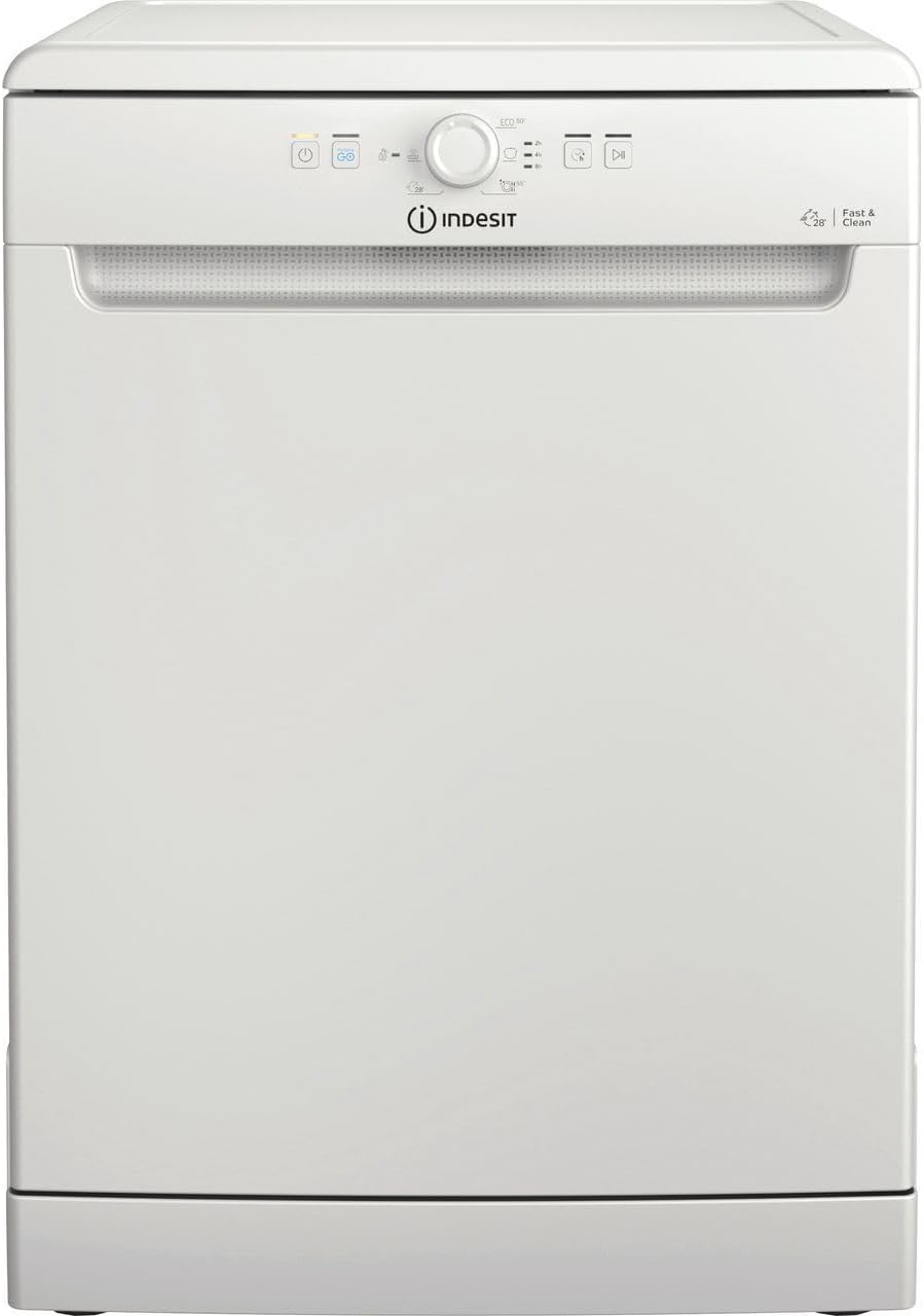 D2FHK26UK Freestanding Start Delay Dishwasher - White.