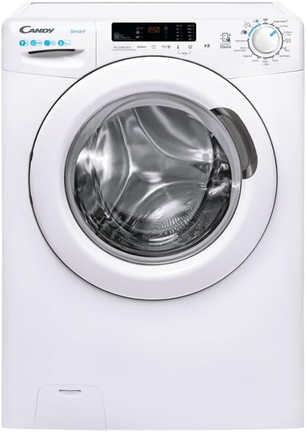 Candy CS1492DW4 Smart Washing Machine 9KG 1400rpm, B Energy, White, NFC.