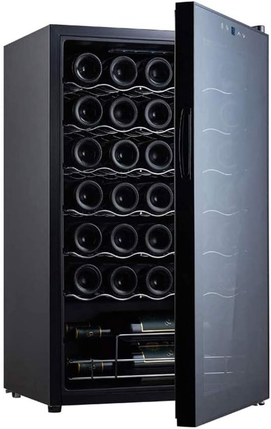 WebErt 34 Bottle Compressor Wine Cooler Refrigerator with LCD Display, Large Freestanding Wine Cellar.