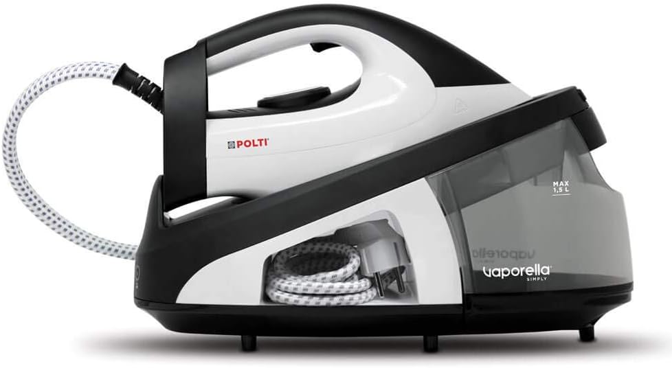 Polti Vaporella Simply VS20.20 Steam Generator Iron with Detachable 1.5L Water Tank, Max Pump 6.5 Bar.