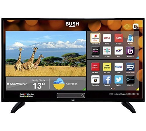 Bush 40 Inch Full HD (1080p) Smart LED TV with Wi-Fi Enabled and Freeview HD.