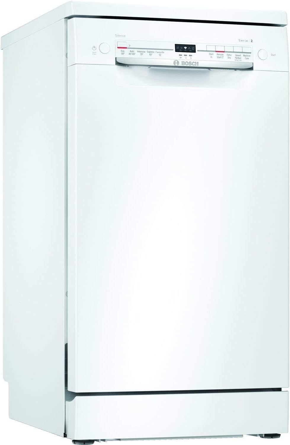 Bosch Home & Kitchen Appliances Bosch SPS2IKW04G Slimline Dishwasher, 9 place settings, 9.5 litre, Silence on Demand, ExtraDry, White, Freestanding         Import  Single ASIN  Import  Multiple ASIN    ×Product customization        General   Description.