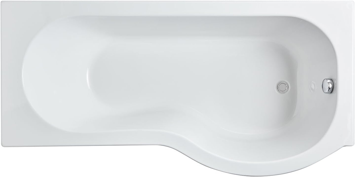 P-Shape Right Hand Shower Bath (1700mm).