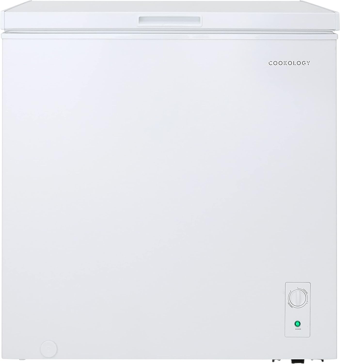 Cookology CCFZ99BK Freestanding Chest Freezer - 99 Litre Capacity - Suitable for Outbuildings and Garages - Freezer and Refrigeration Modes - Easy Temperature Control - 4 Star Freezer Rating - Black.