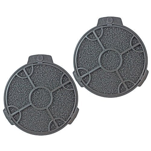 2 x Cooker Hood Carbon Filter Round Filters 5" for CARBFILT4 Cooke & Lewis.