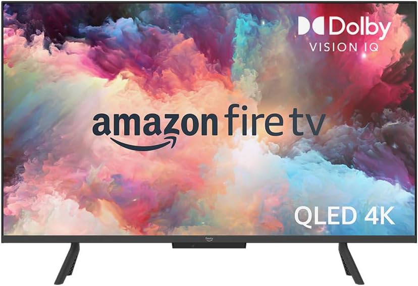 Amazon Fire TV 43-inch Omni QLED series 4K UHD smart TV, Dolby Vision IQ, hands free with Alexa