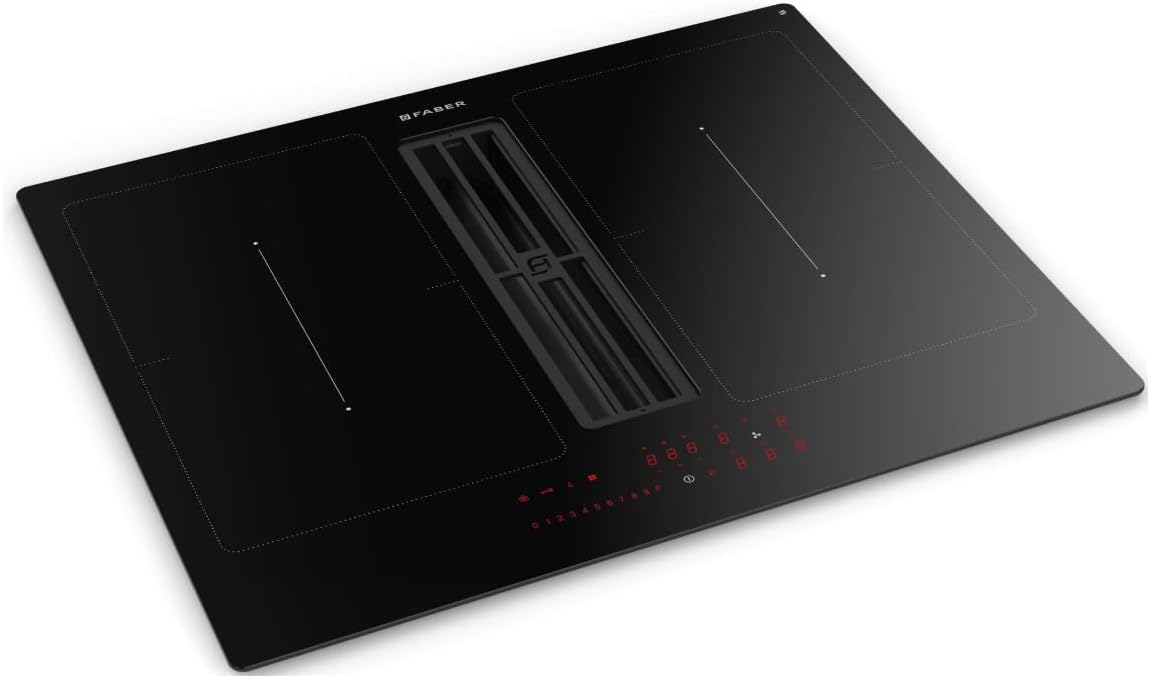 Faber Galileo Smart 60 BK 60cm Wide Venting Induction Hob - Black.