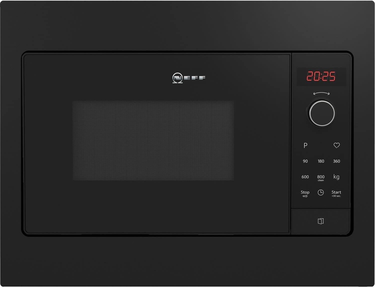 Neff HLAWG25S3B N 30 Built-In Microwave Oven - Black, 700058675.