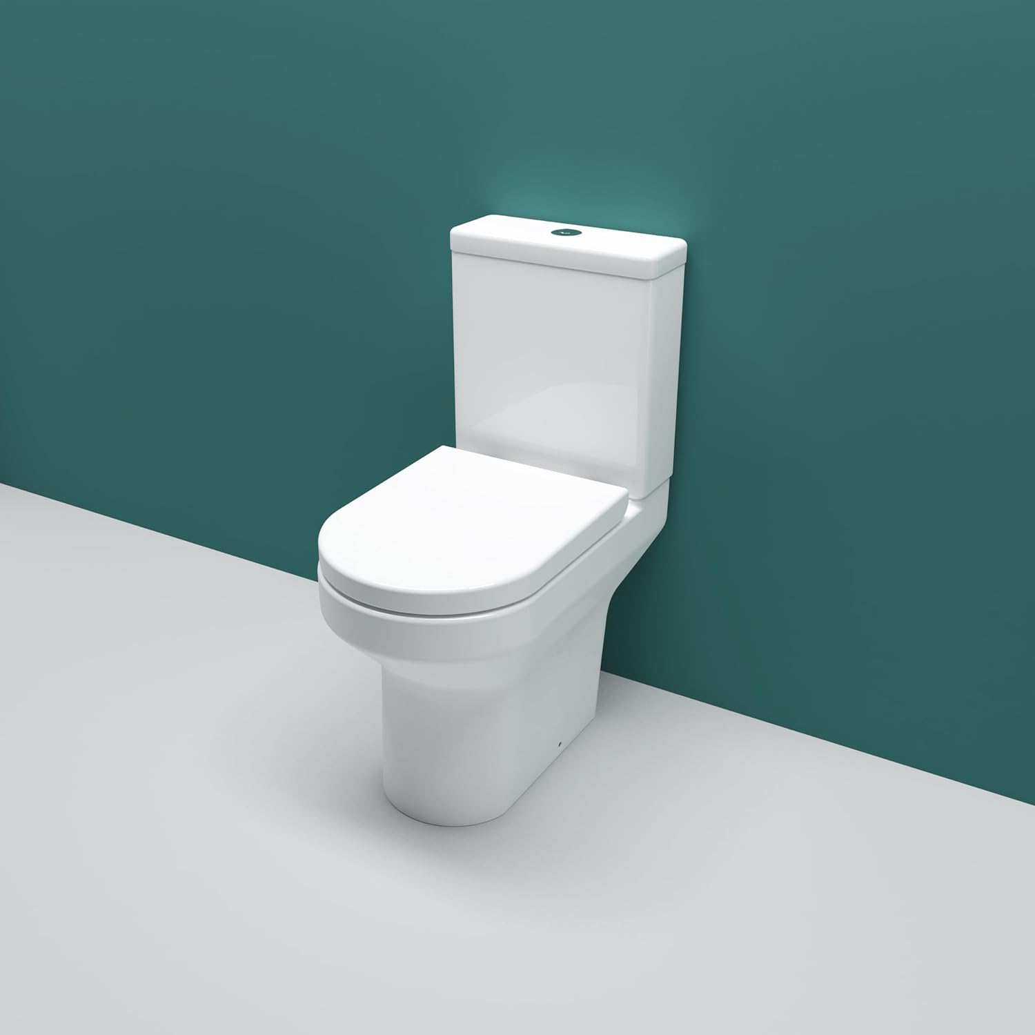 Sky Bathroom Ceramic Close Coupled Toilet White Traditional Victorian Style Pan WC.