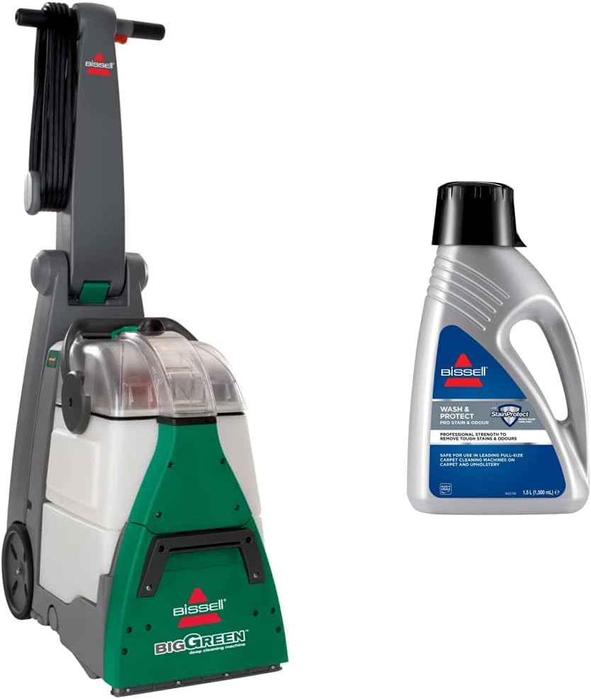 BISSELL Big Green | Upright Carpet Cleaner | Professional-Style Deep Cleaning | Out cleans The Leading Rental | 48F3E.