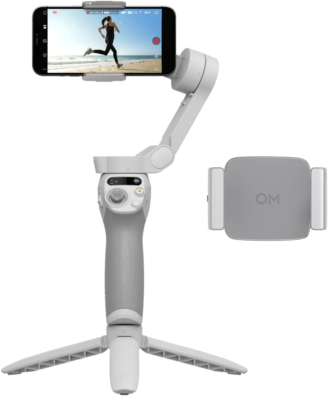 DJI OSMO Mobile SE Intelligent Gimbal, 3-Axis Phone Gimbal, Portable and Foldable, Android and iPhone Gimbal with ShotGuides, Smartphone Gimbal, Vlogging Stabilizer, YouTube and TikTok Videos