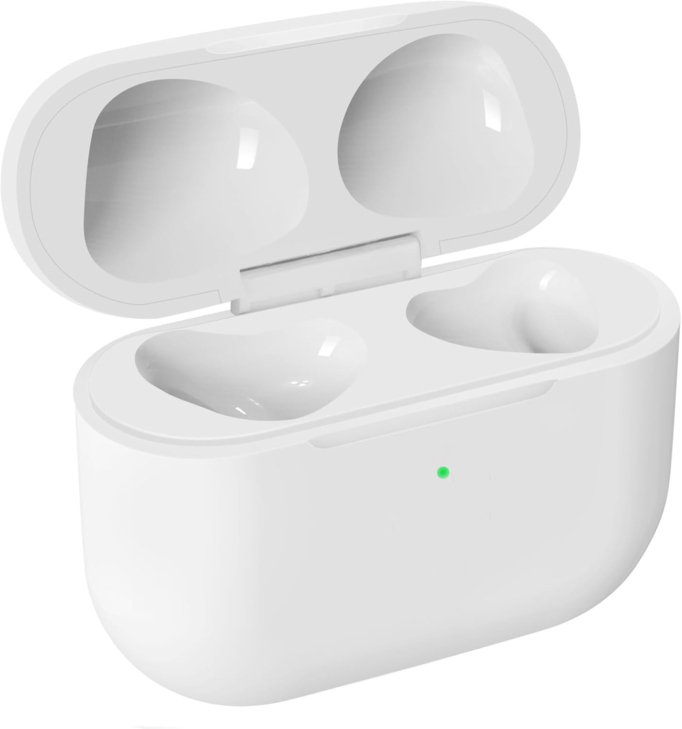 Vou tiger Wireless Charging Case Replacement Compatible with AirPods 3rd Generation Charging Case - Airpod Charging Case with Fast Charge and Bluetooth Pairing Sync Button(White).