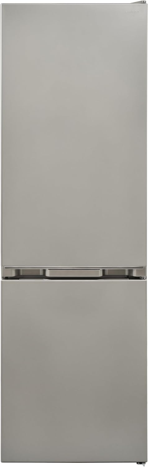 SHARP SJ-BB04DTXSE2-EN 60/40 Combi Fridge Freezer with NanoFrost, 170x54cm, E Rated, Silver.