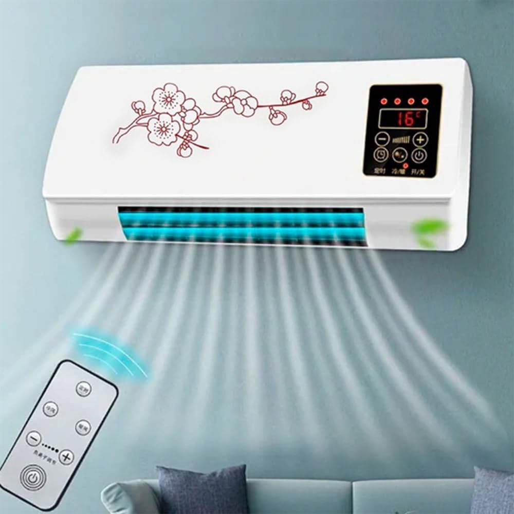 Split Max Aire Acondicionado Portatil,2 In 1 Portable Air Conditioning,2024 New Wall Mounted Air Conditioner,With Remote, For Home/Office/Bedroom (White 1).