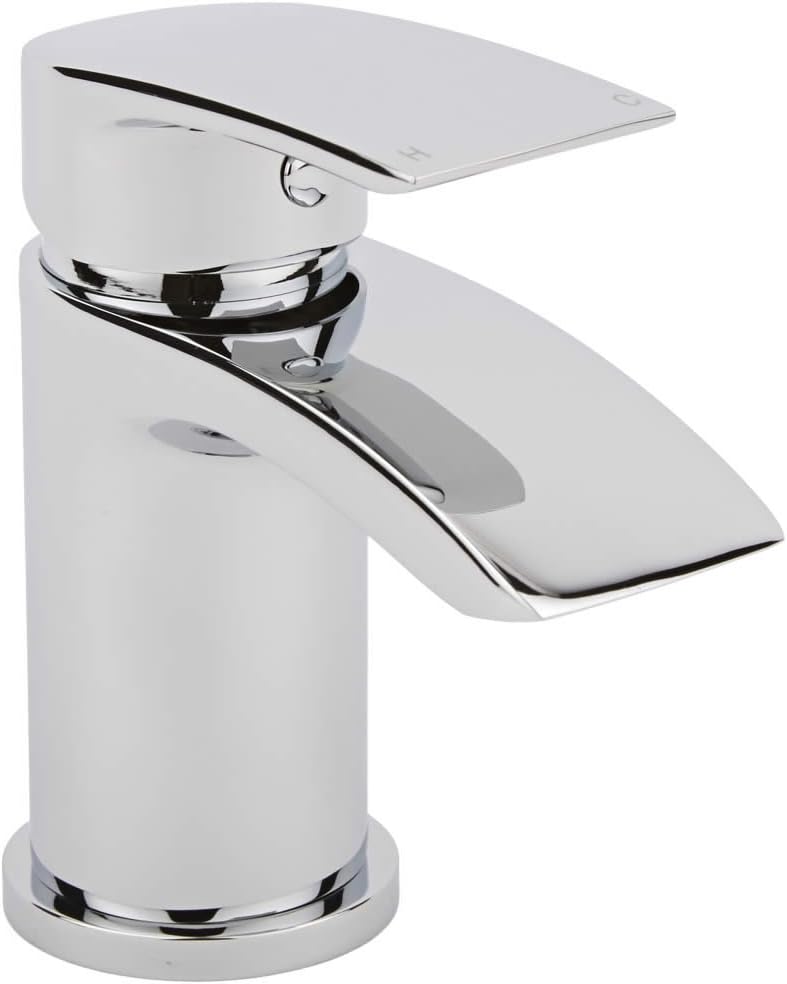 Milano Razor - Modern Mono Bathroom Basin Mixer Tap - Chrome.