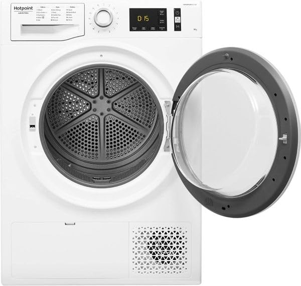 Hotpoint ActiveCare NT M11 92SK Freestanding 9kg Heat Pump Tumble Dryer - White, (NTM1192SSKUK_SI).