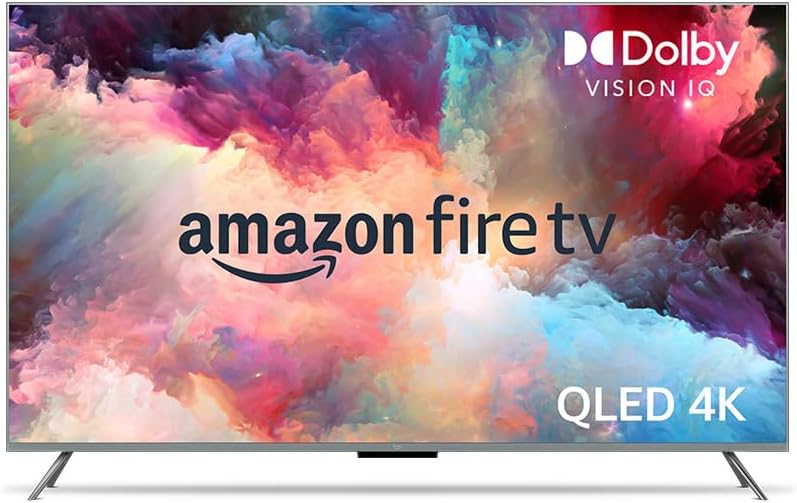 Amazon Fire TV 43-inch Omni QLED series 4K UHD smart TV, Dolby Vision IQ, hands free with Alexa