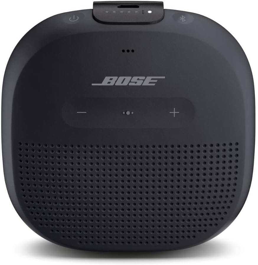 Bose SoundLink Micro Bluetooth Speaker: Small Portable Waterproof Speaker with Microphone, Stone Blue.