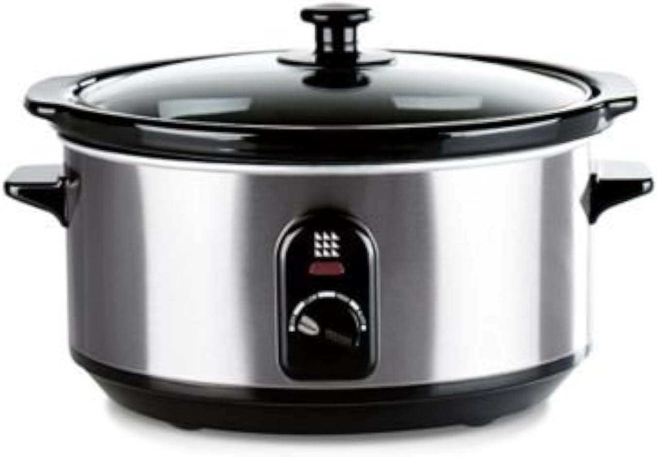 Lakeland Electric Family Slow Cooker, Brushed Chrome - 3.5L, Silver.