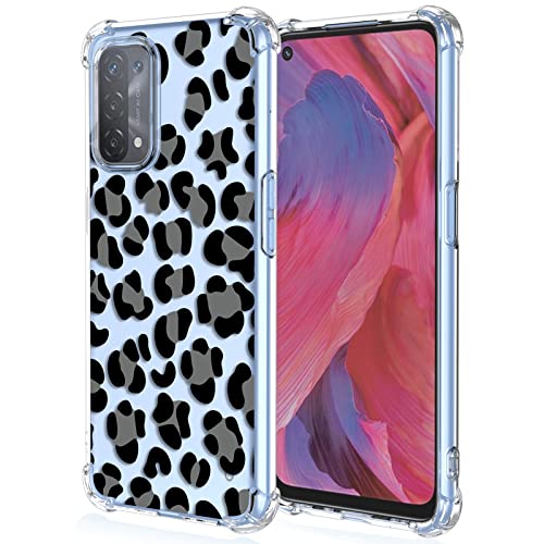 XINYEXIN Case for OPPO A74 5G / OPPO A54 5G, Painting Flower Pattern Clear Case Soft TPU Silicone Case Slim Shockproof Bumper Girl Women Phone Cover - Daisy.