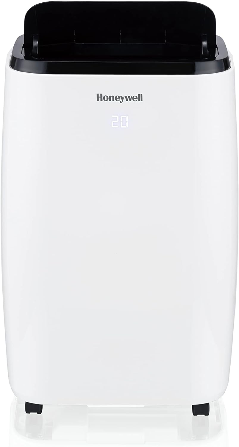 Honeywell WiFi Air conditioning unit 12000 BTU, Portable Air Conditioner and 95L/Day Dehumidifier, 3-in-1 Smart Air Con Unit With Voice Control, Fan, Dehumidifying Functions For Rooms Upto 40m².