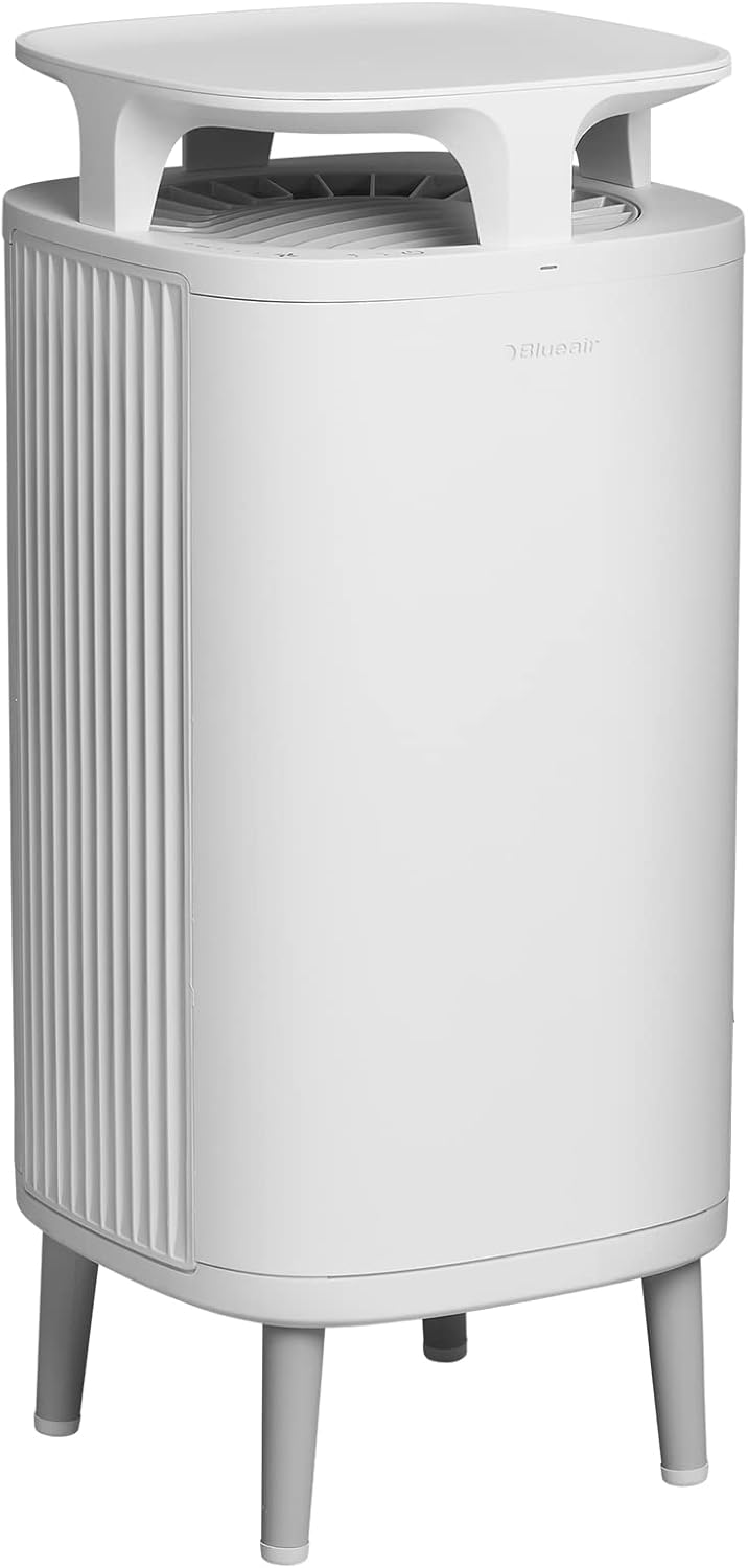 Blueair DustMagnet 5210i Tabletop Air Purifier For Rooms from 20m²-48m² with DustMagnet Technology for Dust Mites, Asthma, Allergy, Pollen, Smoke, Pet Dander with HEPA Filtration [Amazon Exclusive].