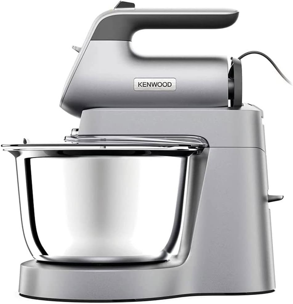 Kenwood Chefette Stand Mixer HMP54.000SI, Stand Mixer All-in-One, 3.5L Stainless Steel Bowl, Variable Speed + Pulse, 650W, Silver.