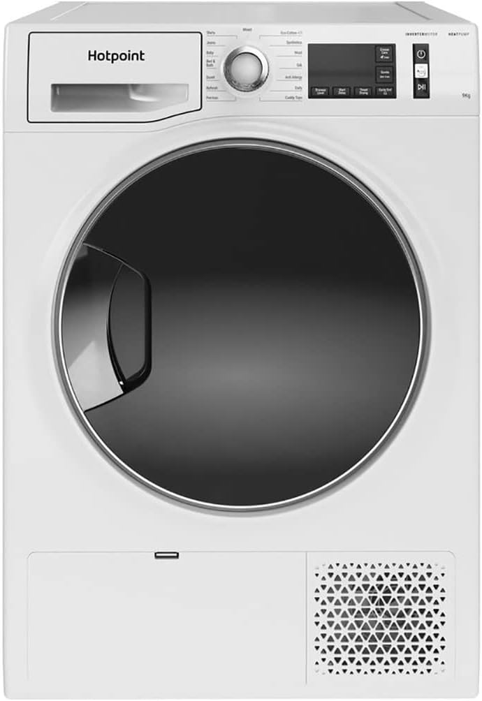 Hotpoint 9kg Freestanding Heat Pump Tumble Dryer - White.