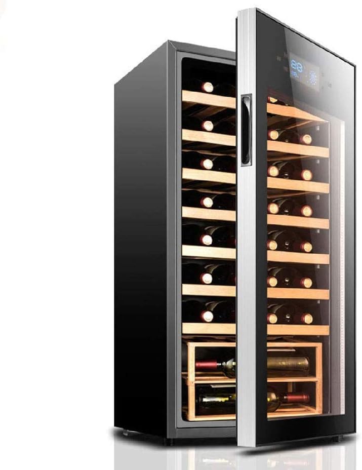 WebErt Home Wine Cooler, Free-Standing Red/White Wine Cooler Touch Control/Double Tempered Glass/Quiet Operation Refrigerator.