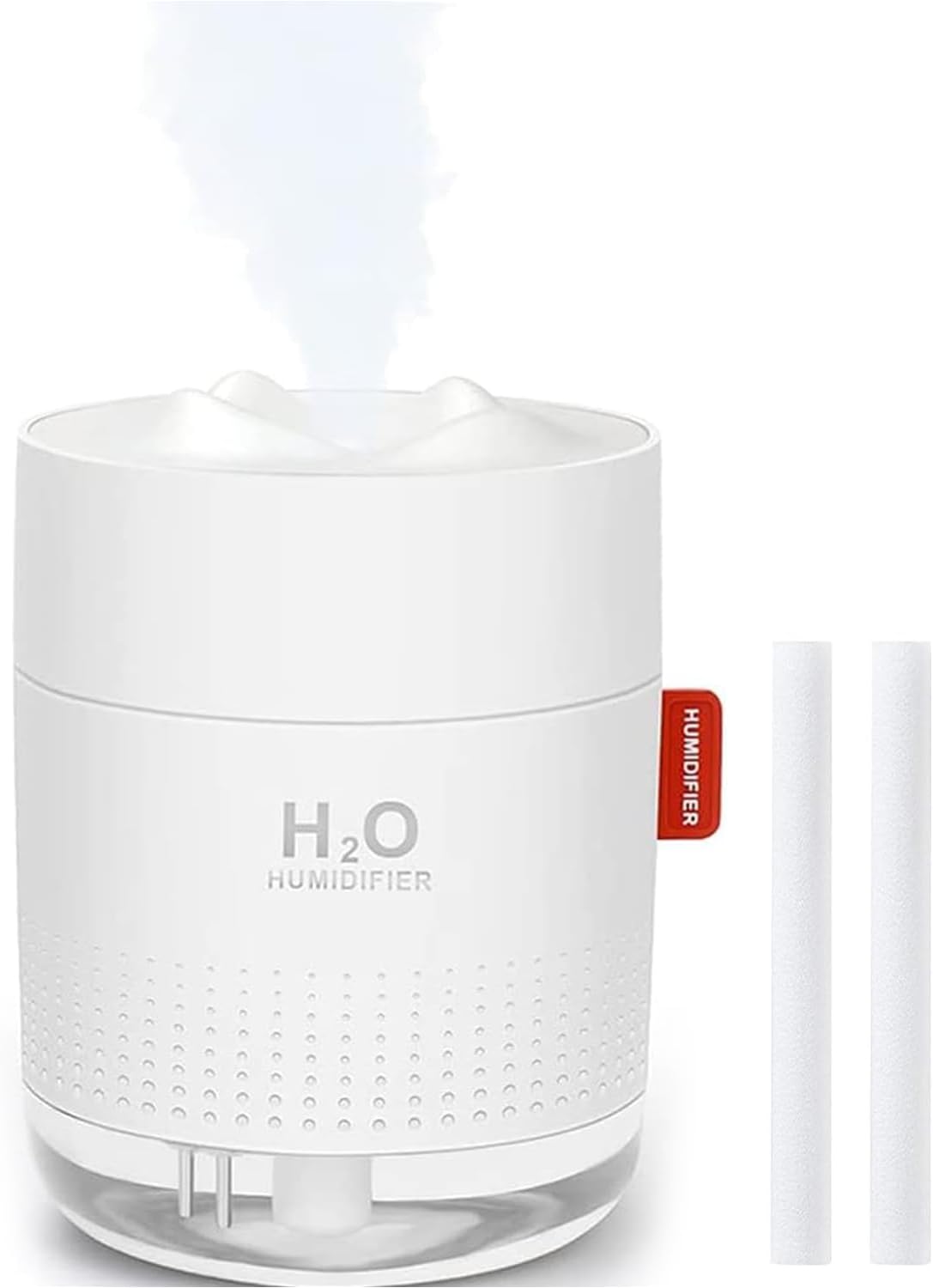 Humidifier Cool Mist Humidifier Air Humidifier for Bedroom Portable Personal Desktop USB Humidifiers with Soft Night Light, 2 Mist Modes and Auto Shut-Off, Super Quite for Car Office Home, 500ML.