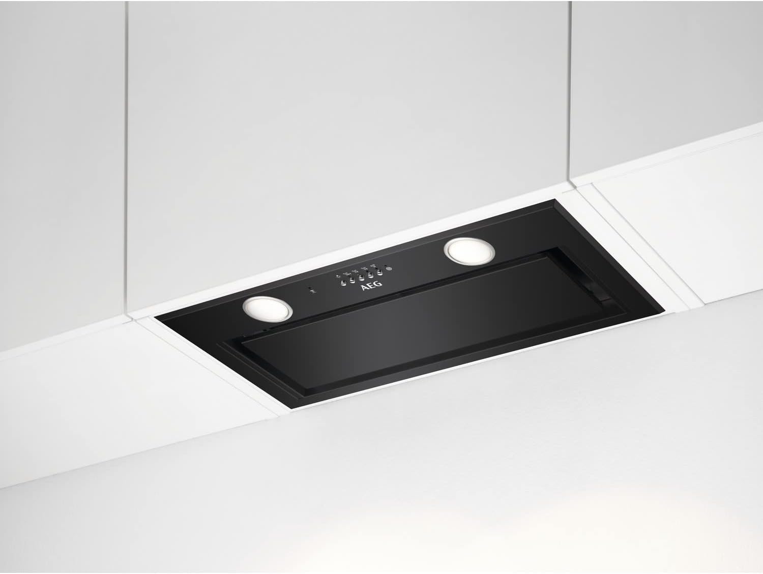 AEG 54cm Canopy Cooker Hood - Matt Black.