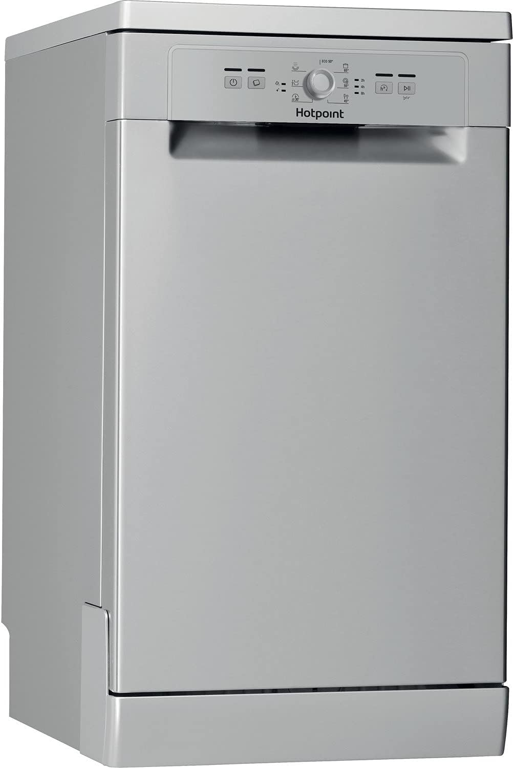 Hotpoint Aquarius Slimline Freestanding Dishwasher - Silver.