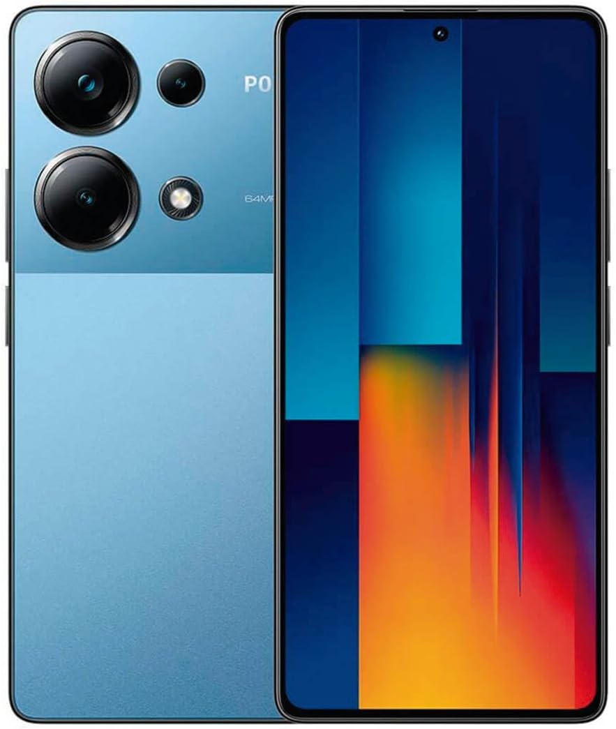 Xiaomi Poco M6 Pro 12 GB RAM 512 GB Unlocked for All Carriers - Blue (UK Version + 2 Years Warranty).