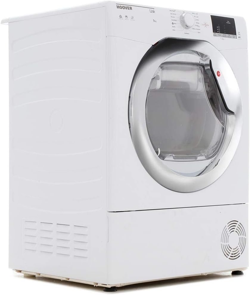 Hoover HLC9DCE Link 9kg Freestanding Condenser Sensor Tumble Dryer With One Touch.