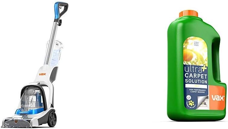 Vax Compact Power Carpet Cleaner with New Ultra+ Pet Carpet Cleaning Solution 1.5 Litre.