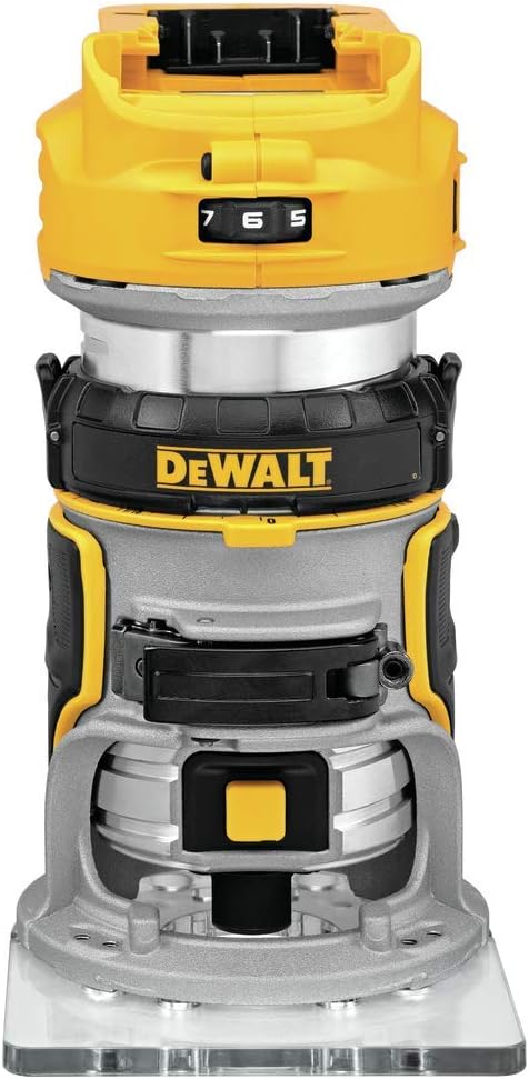 DEWALT 20V Max XR Cordless Router, Brushless, Tool Only (DCW600B).