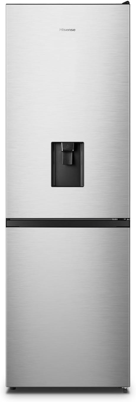 Hisense RB390N4WCE 304 Litre 60/40 Freestanding Fridge Freezer - Stainless Steel.