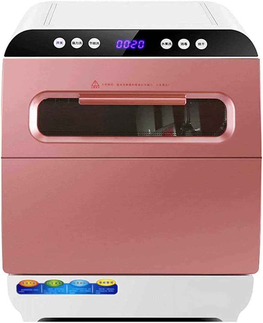 Automatic Dishwasher Freestanding Dishwasher with 6 Place Settings - Rotary Spray 360° Azimuth Touch Control, LED Display, Energy Efficient practical.