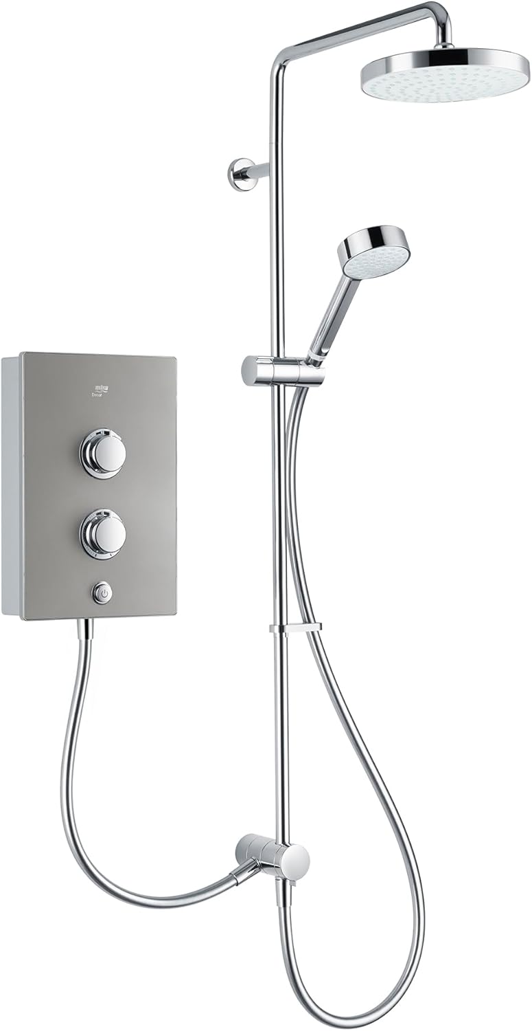 Mira Decor Dual Silver Electric Shower 10.8 kW 1.1894.003.