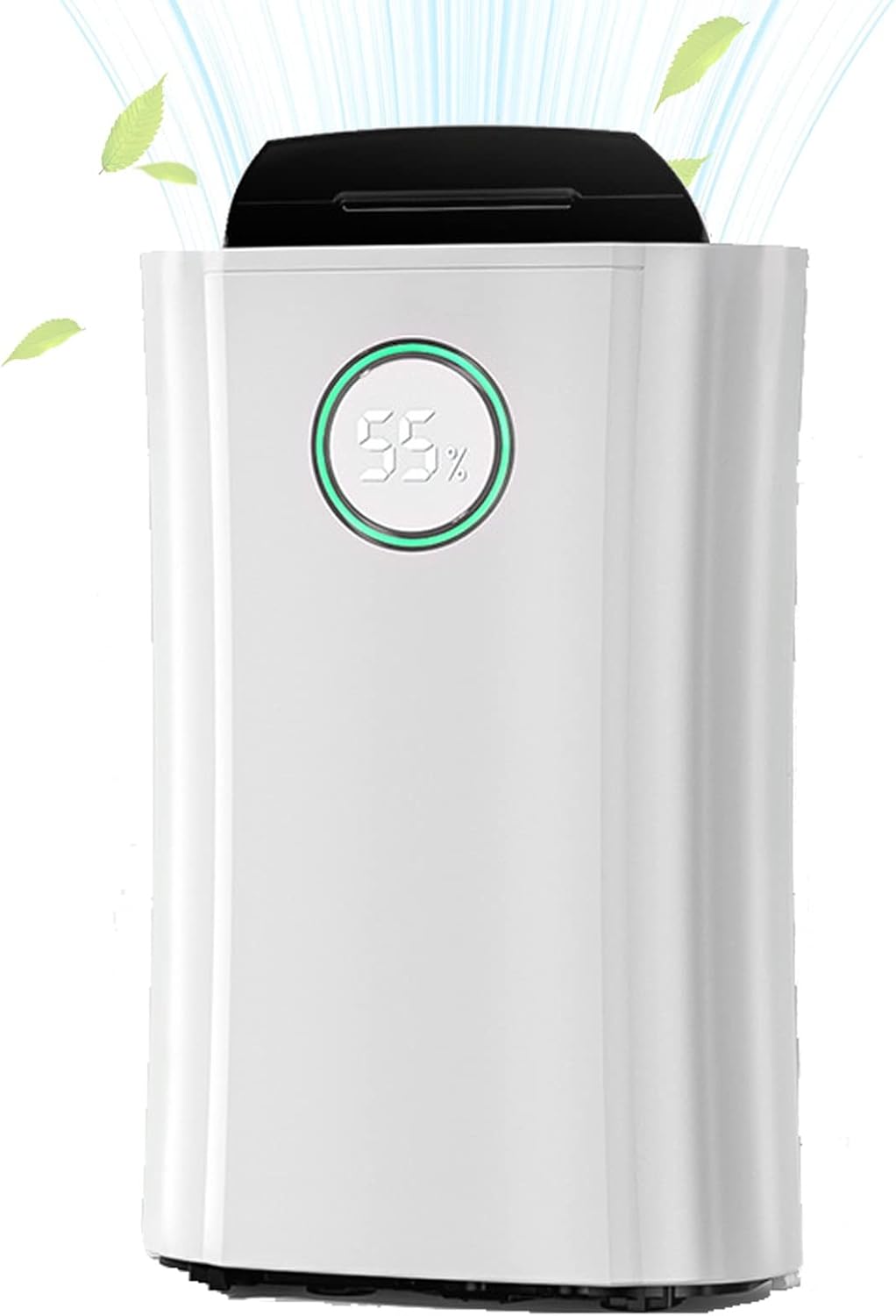 16L/24L/Day Dehumidifiers,Low Energy Dehumidifier and HEPA Air Purifier 2 in 1 w/ 5L Water Tank,Dehumidifier w/Digital Humidity Display,4 Mode,Laundry Drying and 24 Hour Timer,Green-1600sqft.