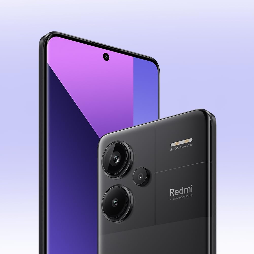 Xiaomi Redmi Note 13 Pro+ 5G 12GB+512GB Unlocked for All Carriers - Black (UK Version + 2 Year Warranty).