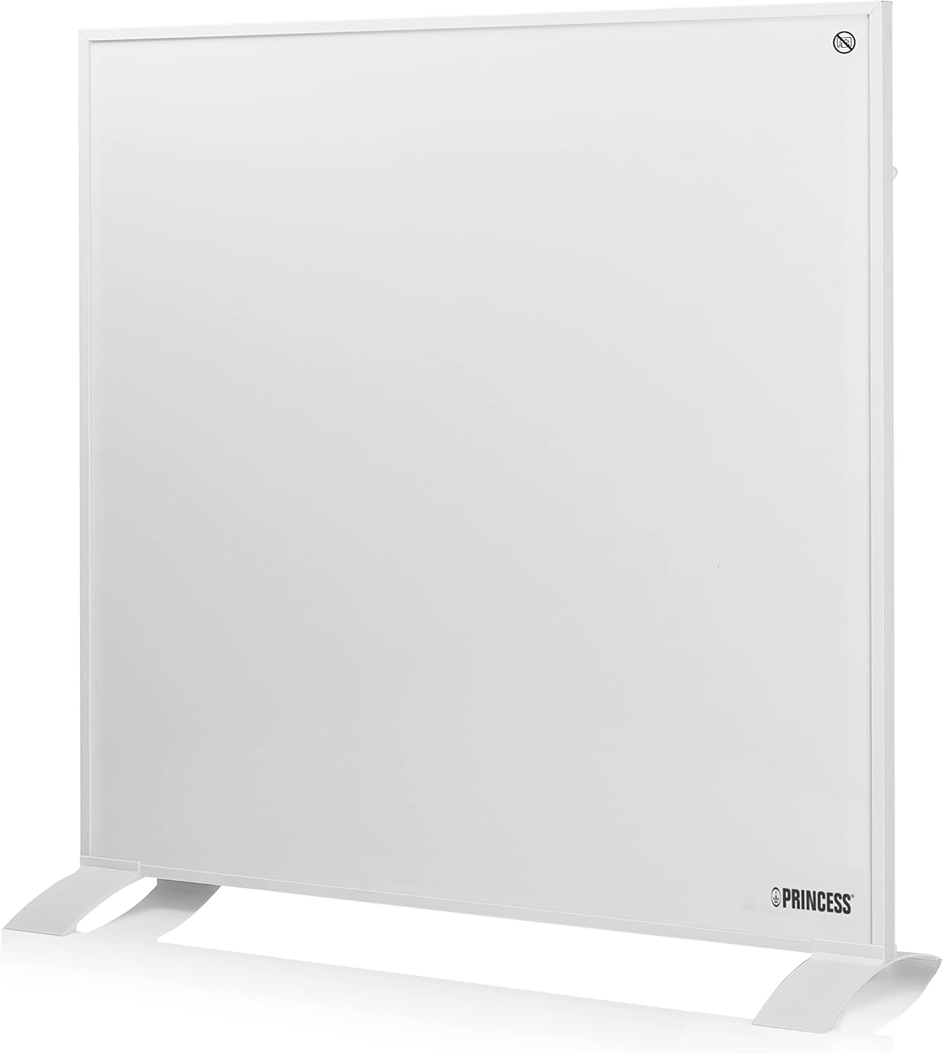 Princess Smart Infrared Panel Heater, 350 W, Free App & Voice Control, Low Energy Consumption, Timer, Adjustable Thermostat, Free Standing or Wall Mounted, 01.348035.02.001, White.