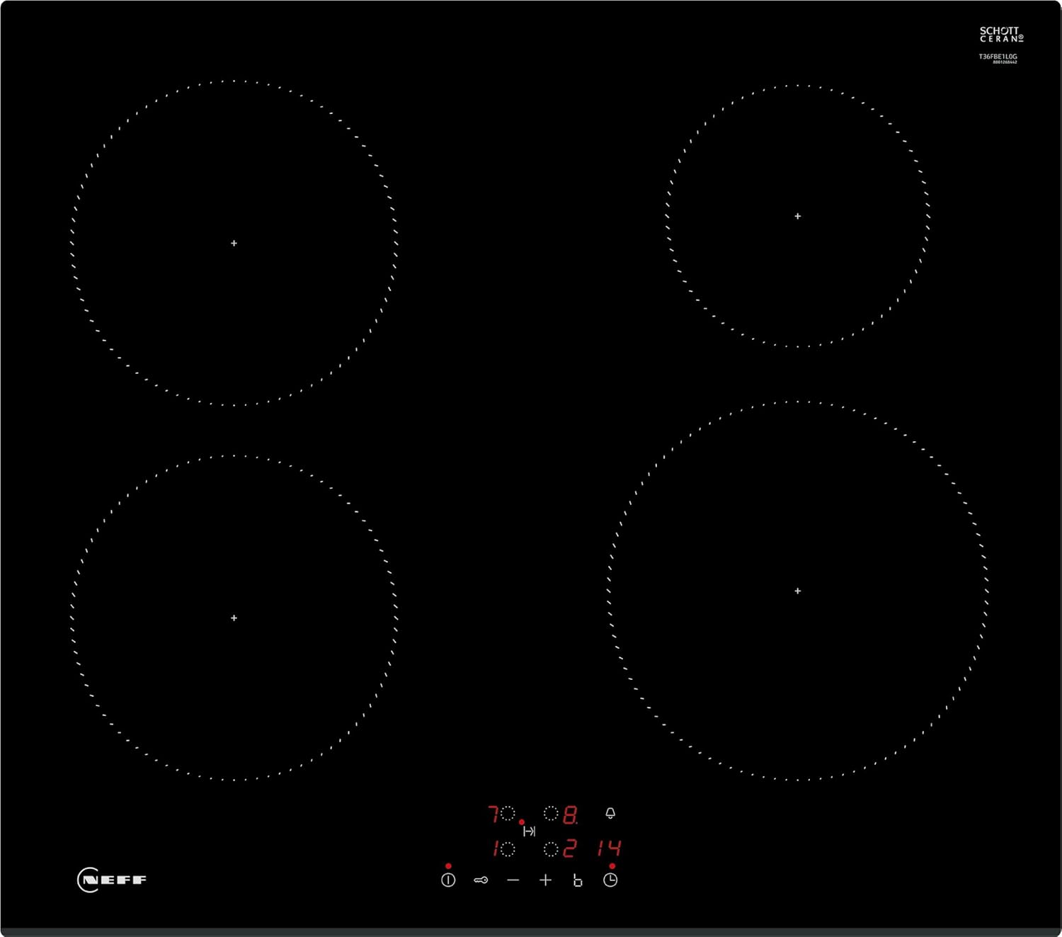 Neff T36FBE1L0 N 30, Built-in Induction hob 60 cm Black.