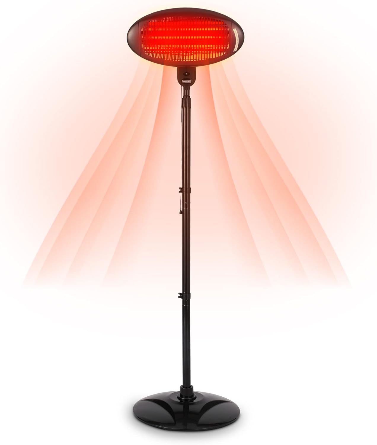 2KW Outdoor Free Standing Quartz Electric Garden Patio Heater 2000w Waterproof, 3 Power Settings, Adjustable Heat Angle and Height Adjustable Stand (Black)         Import  Single ASIN  Import  Multiple ASIN    ×Product customization        General   Descr.