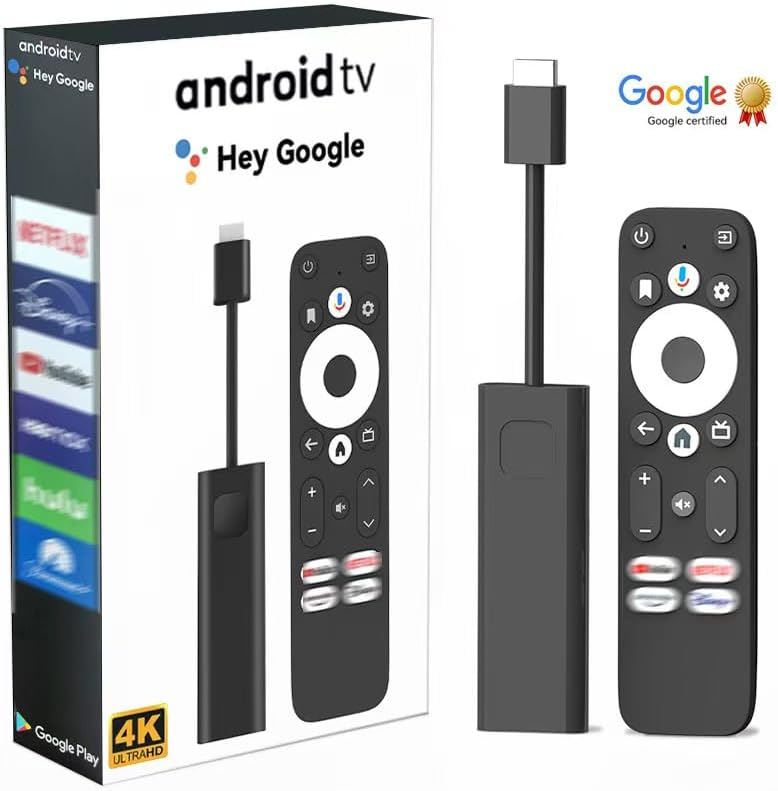 KD3 4K Google TV Stick Android 11 Netflix Certified HDR 10+ Dolby Audio Voice Remote Google Assistant(Free OTG inside).