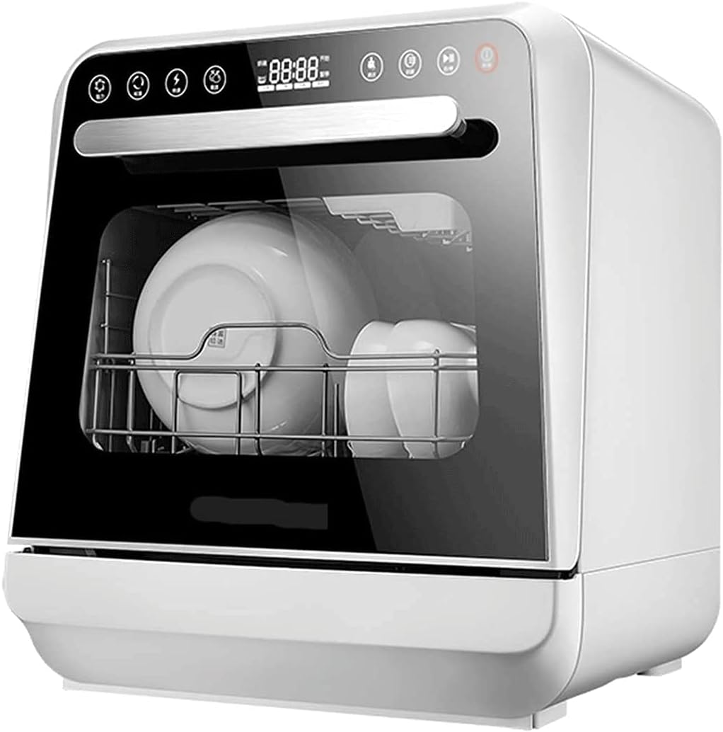 ksamwjf Fully Automatic Dishwasher Compact Table Top Dishwasher with 3 Place Settings, 7 Programmes, Touch Control, LED Display, Delay Start And Off-Peak Wash Function practical.