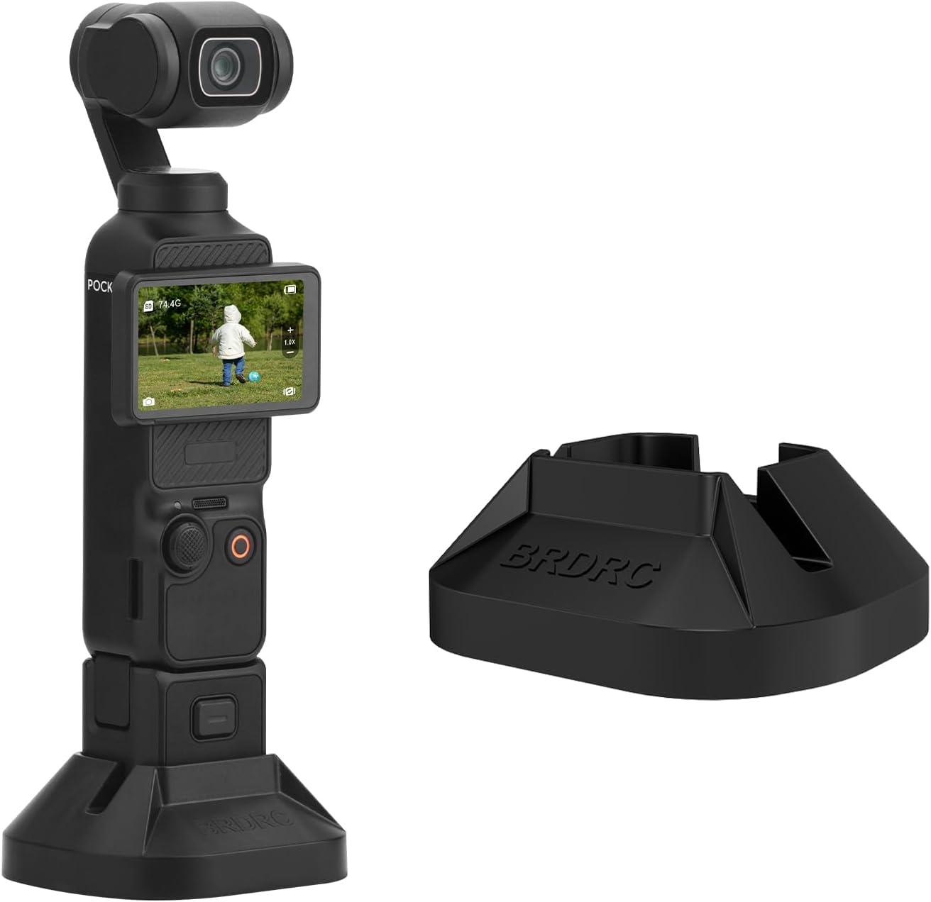 BRDRC Camera Mount Stand Base Support Base for DJI OSMO Pocket 3 Desktop Stable Bracket Non-Slip Support Adapter Camera Mount Gimbal Camera Accessories.