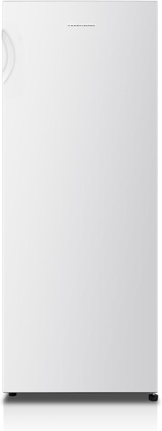 Fridgemaster MTZ55153E Freestanding Upright Freezer, 165Litres, 4 Star Freezer Rating, 55cm width, E Rated in White.