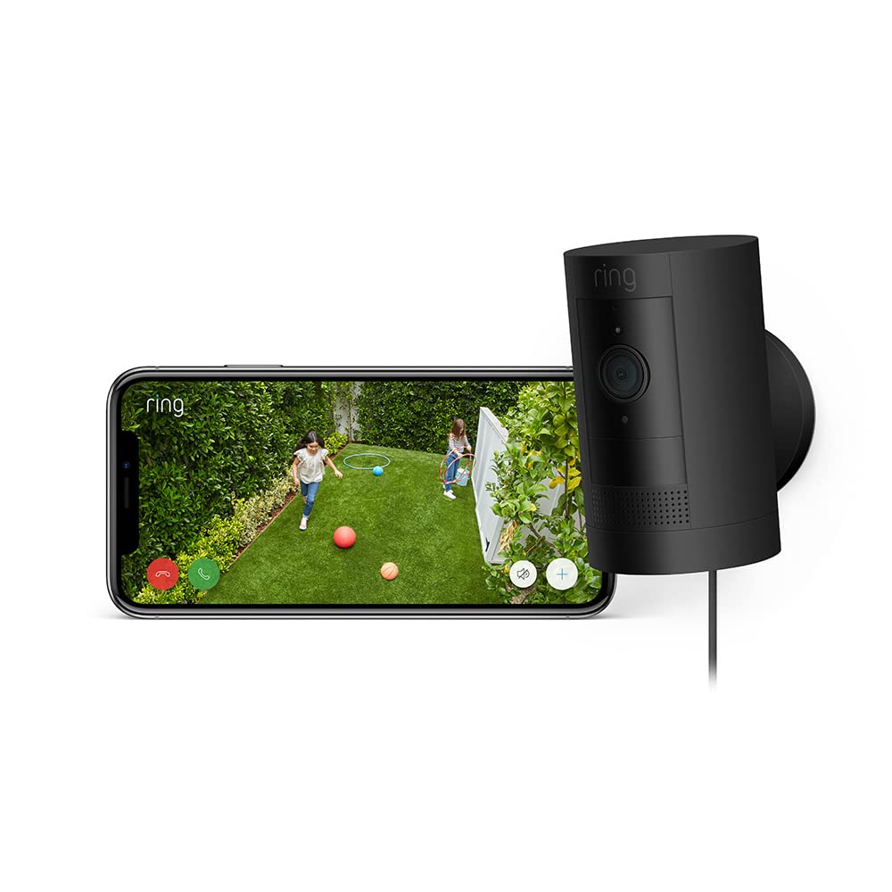 Ring Outdoor Camera Battery (Stick Up Cam) | HD wireless outdoor Security Camera 1080p Video, Two - Way Talk, Wifi, Works with Alexa | alternative to CCTV system | 30 - day free trial of Ring Protect - Amazing Gadgets Outlet