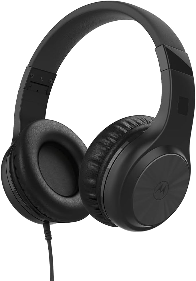 Motorola Sound MOTO XT500 / Escape - Bluetooth headphones - 15 hours - Multipoint technology - Foldable - Compatible with Siri and Google Assistant - Black